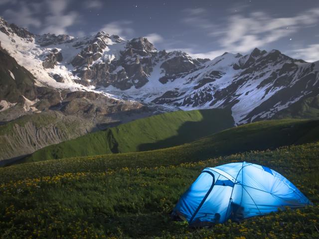 Camp under the stars