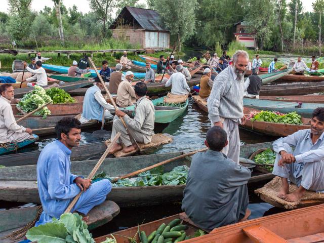 Visit Dal Lake floating market