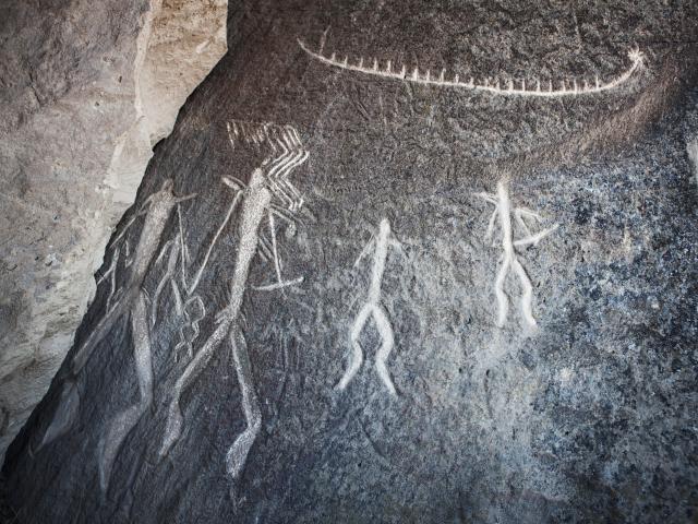 See mud volcanoes and cave paintings