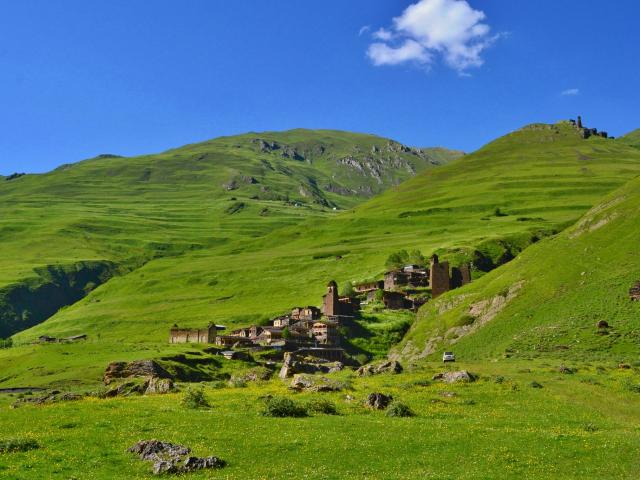 Hike through remote Georgia
