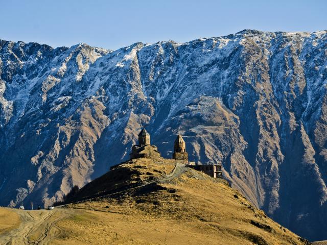 Visit the stunning Gergeti Church