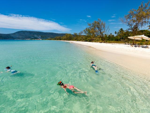 Fish and snorkel crystal waters