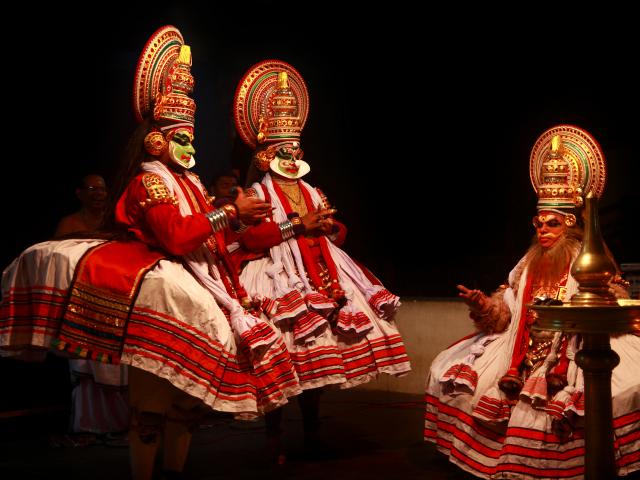 Delight in an evening of Kathakali