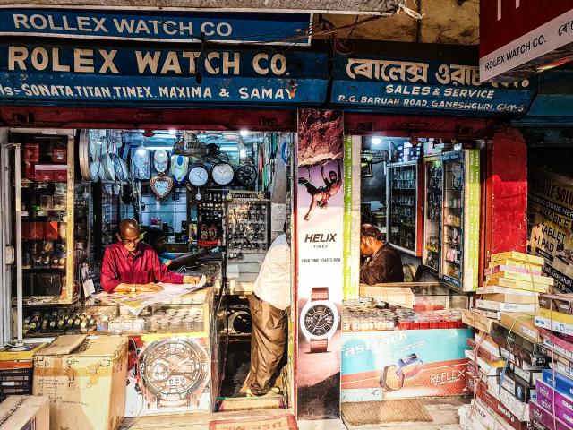 Barter for goods at Fancy Market