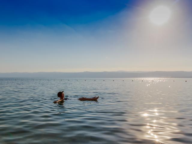 Float in the Dead Sea