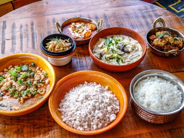 Enjoy a farmhouse lunch with locals