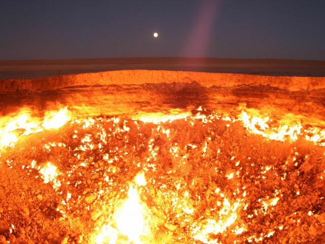 Darvaza Crater Camping