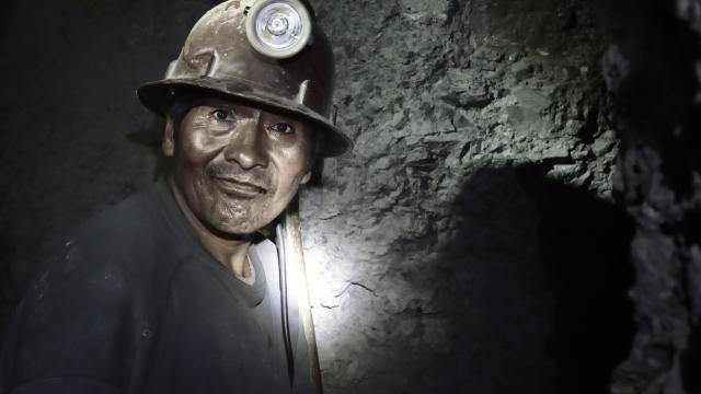 Descend into a silver mine