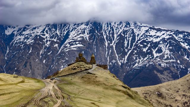 Visit the stunning Gergeti Church