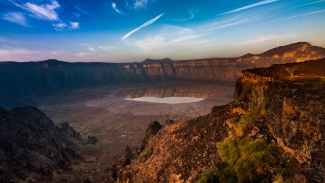 Visit a volcanic crater