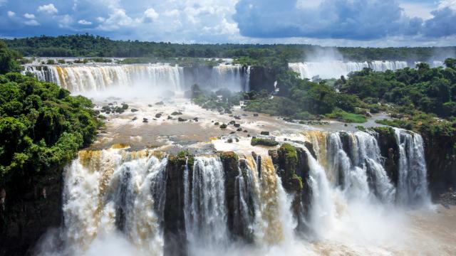 Hike trails around Iguazu Falls