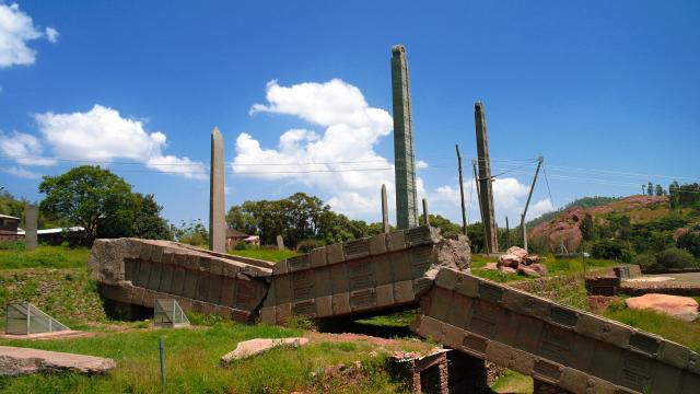 Explore the huge ancient monoliths