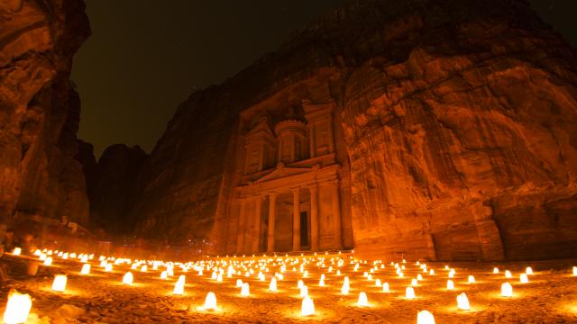 See Petra by candlelight